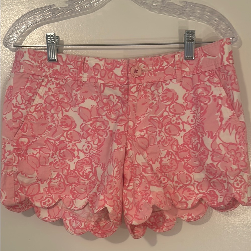 Lilly Pulitzer size 2 the butter cup short Floral Pink Shorts